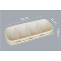 Biodegradable Disposable Tableware Compartments Tray Made From Sugarcane Pulp